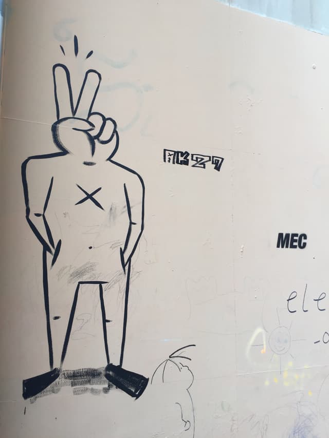 Barcelona graffiti art